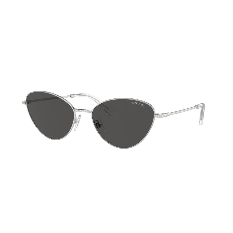 Swarovski Vrouwelijk Sunglass SK7014 - Framekleur: Zilver, Lenskleur: Donkergrijs Grijs