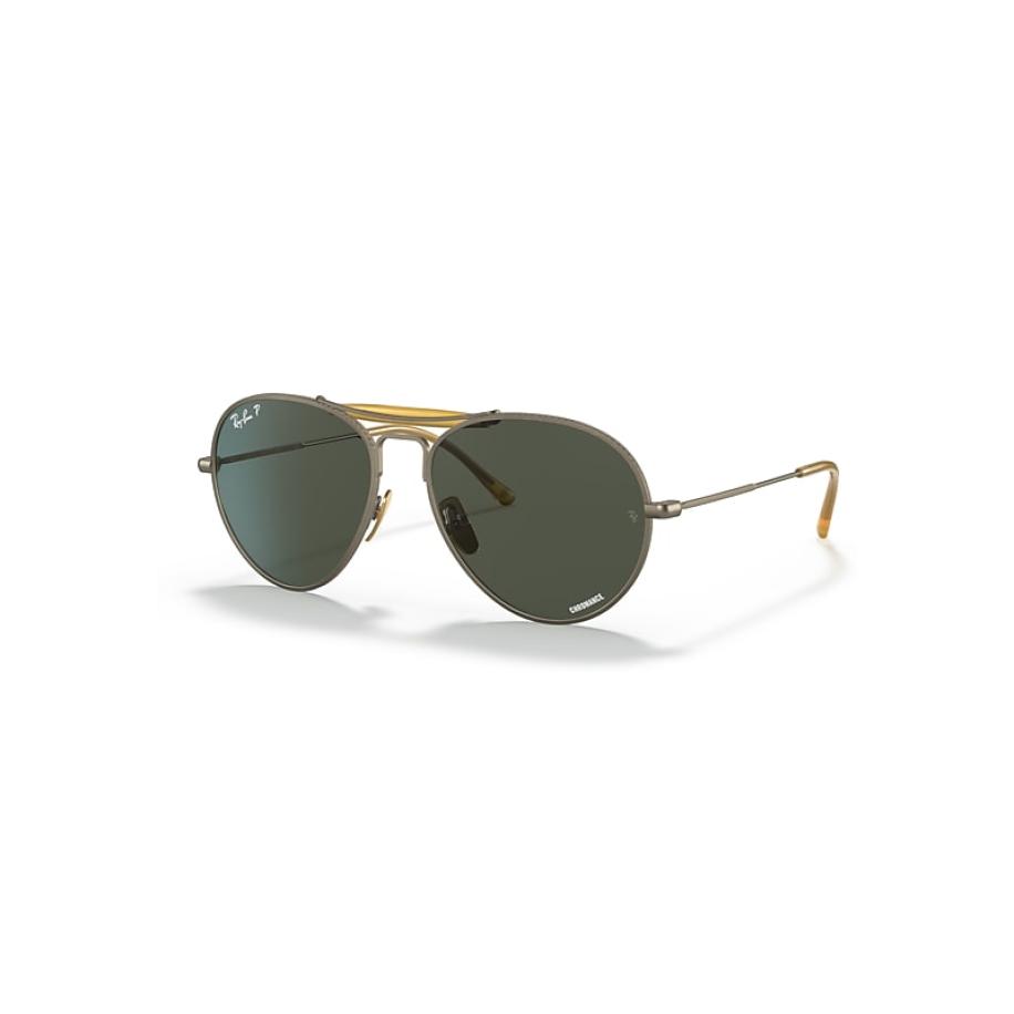 Ray-Ban RB8063 Polarized 9207P1 Goud Heren Zonnebril Goud