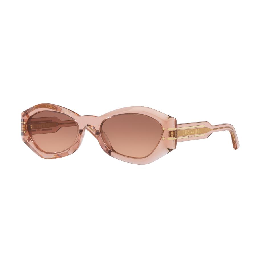 DIOR Vrouwelijk Sunglass DiorSignature B1U - Framekleur: Roze, Lenskleur: Bruin Bruin