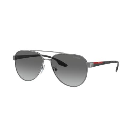Prada Linea Rossa Mannelijk Sunglass PS 54TS Lifestyle - Framekleur: Staalgrijs, Lenskleur: Grijs Gradiënt