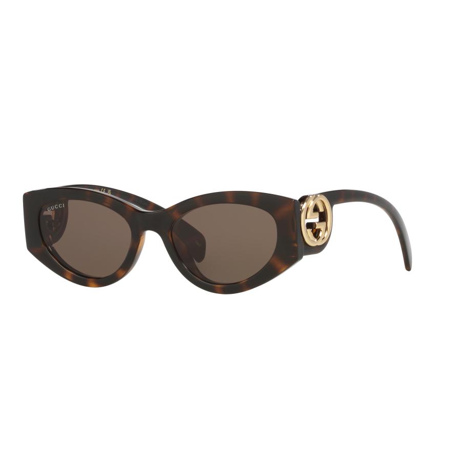 Gucci Vrouwelijk Sunglass GG1691S - Framekleur: Tortoise, Lenskleur: Bruin Bruin