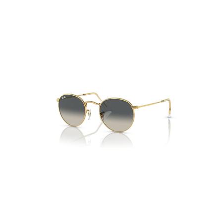 Ray-Ban Round Metal zonnebril Goud montuur Grijs glazen 47-21