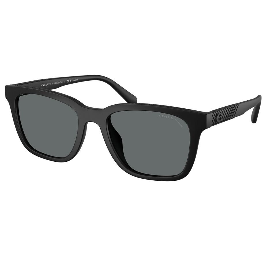 Coach HC8426U CAD81 Polarized 500281 Zwart Heren Zonnebril