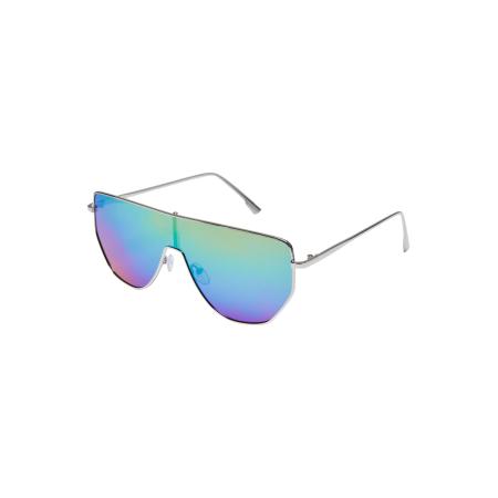 Urban Classics Urban Classics Zonnebril Palm Springs blauw / appel / magenta / zilver