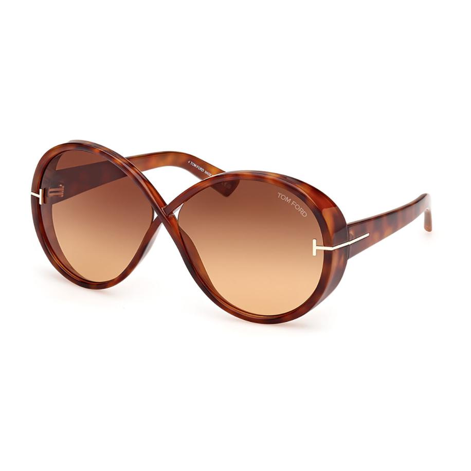 Tom Ford FT1116 EDIE-02 53F Tortoiseshell Dames Zonnebril