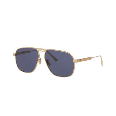 DIOR Vrouwelijk Sunglass Diorcannage A3U - Framekleur: Goud, Lenskleur: Blauw