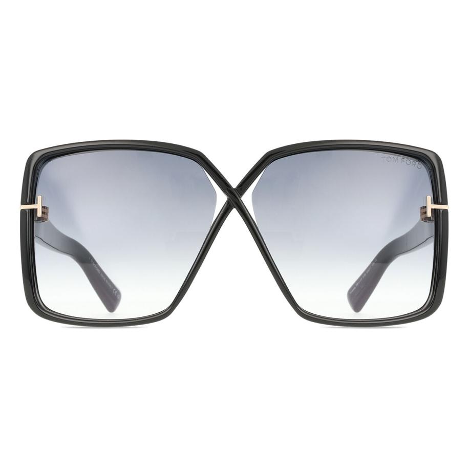 Tom Ford FT1117 YVONNE 1B Zwart Dames Zonnebril