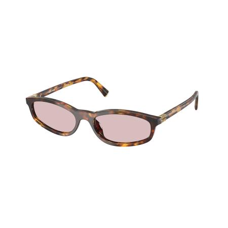 Miu Miu MUA06SF Aziatische pasvorm 14L4I0 Tortoiseshell Dames Zonnebril