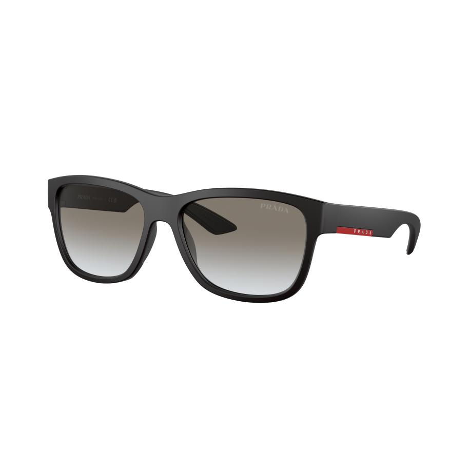 Prada Linea Rossa PS03QS LIFESTYLE DG00A7 Zwart Heren Zonnebril