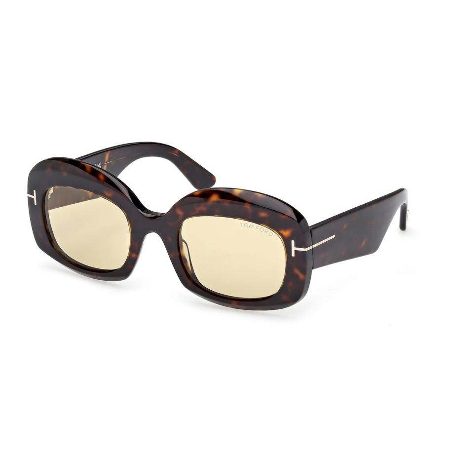 Tom Ford FT1219 CARMEN-02 52E Tortoiseshell Dames Zonnebril