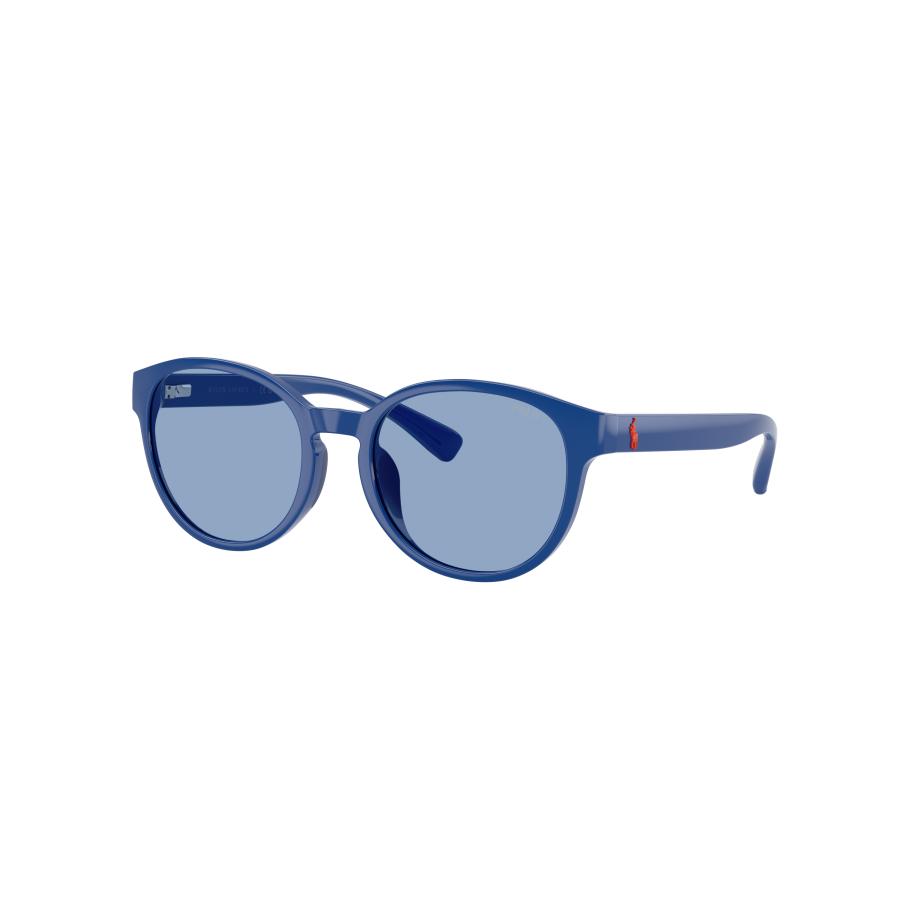 Polo Ralph Lauren Unisex Sunglass PP9509U - Framekleur: Glanzend koningsblauw, Lenskleur: Blauw Blauw