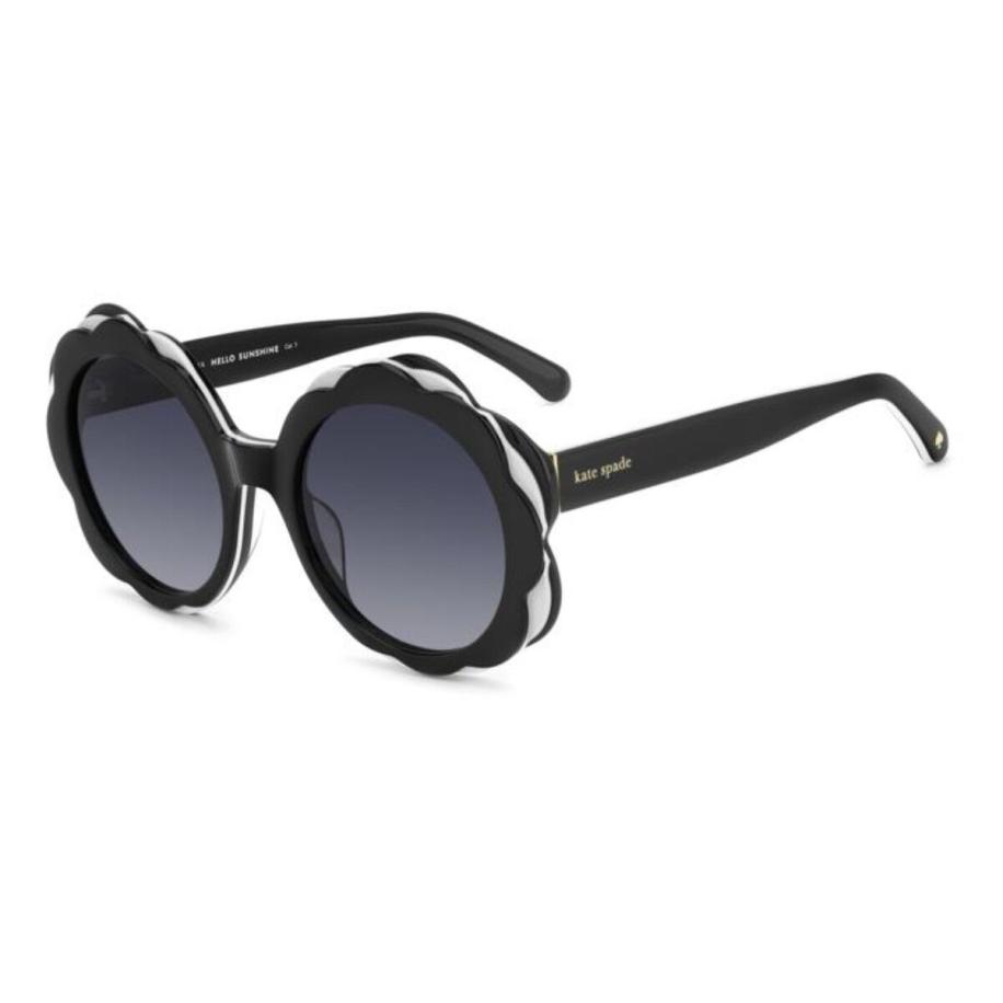 Kate Spade KS Vivi 2/G/S Aziatische pasvorm P56/9O Zwart Dames Zonnebril