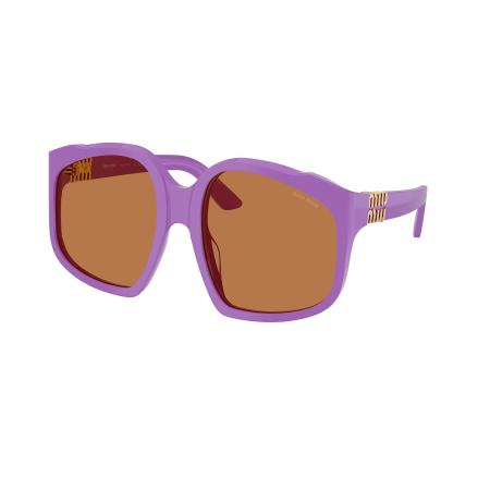 Miu Miu MUA07SF Aziatische pasvorm 25D90Q Purple Dames Zonnebril