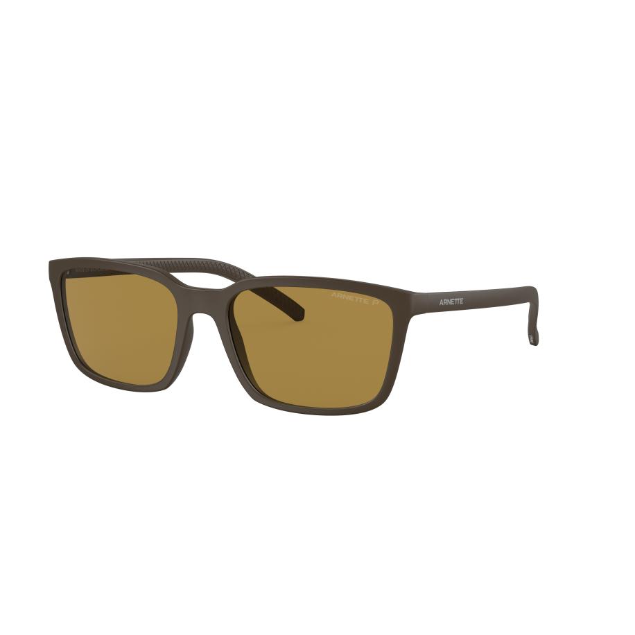 Arnette Mannelijk Sunglass AN4311 - Framekleur: Matbruin, Lenskleur: Donkerbruin Polar Bruin