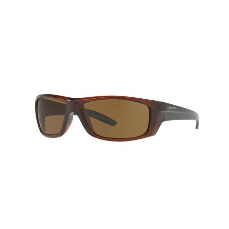Sunglass Hut Collection Mannelijk Sunglass HU2007 - Framekleur: Bruin, Lenskleur: Donkerbruin
