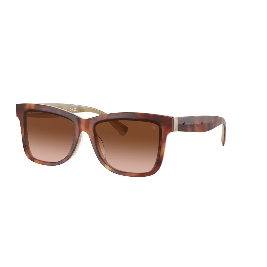 Brunello Cucinelli Vrouwelijk Sunglass BC4009S - Framekleur: Havana/Panama, Lenskleur: Quercia Multicolor