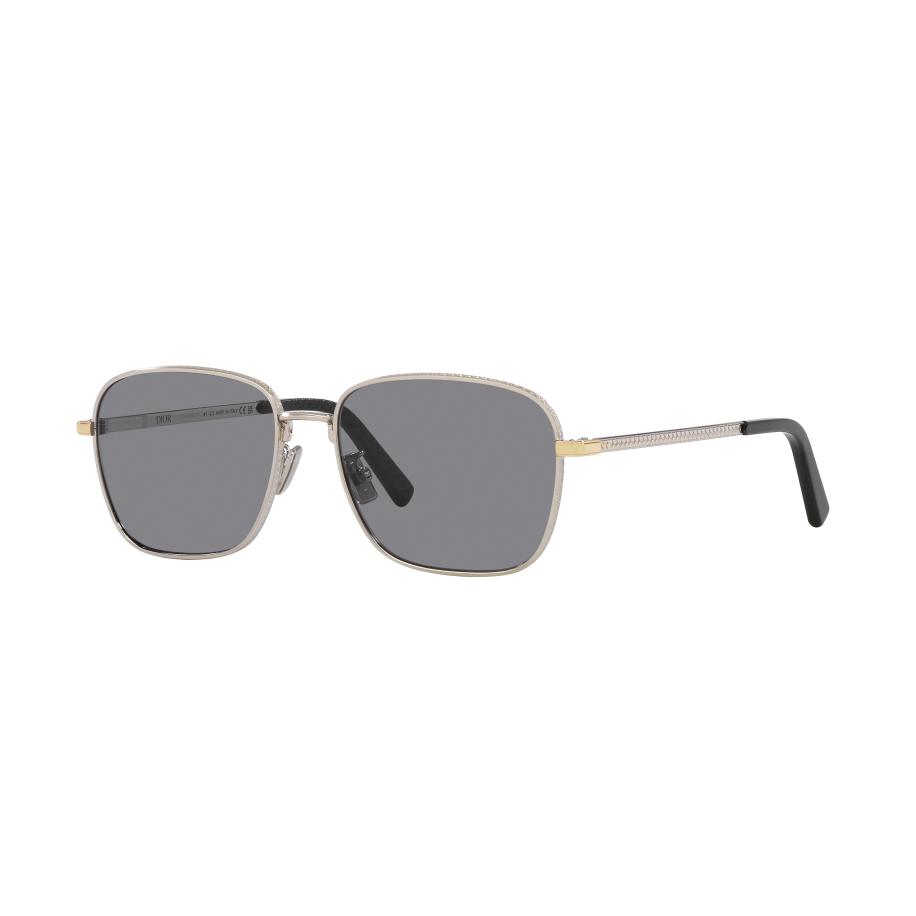 DIOR Mannelijk Sunglass CD Diamond S4U - Framekleur: Zilver, Lenskleur: Dofgrijs Grijs