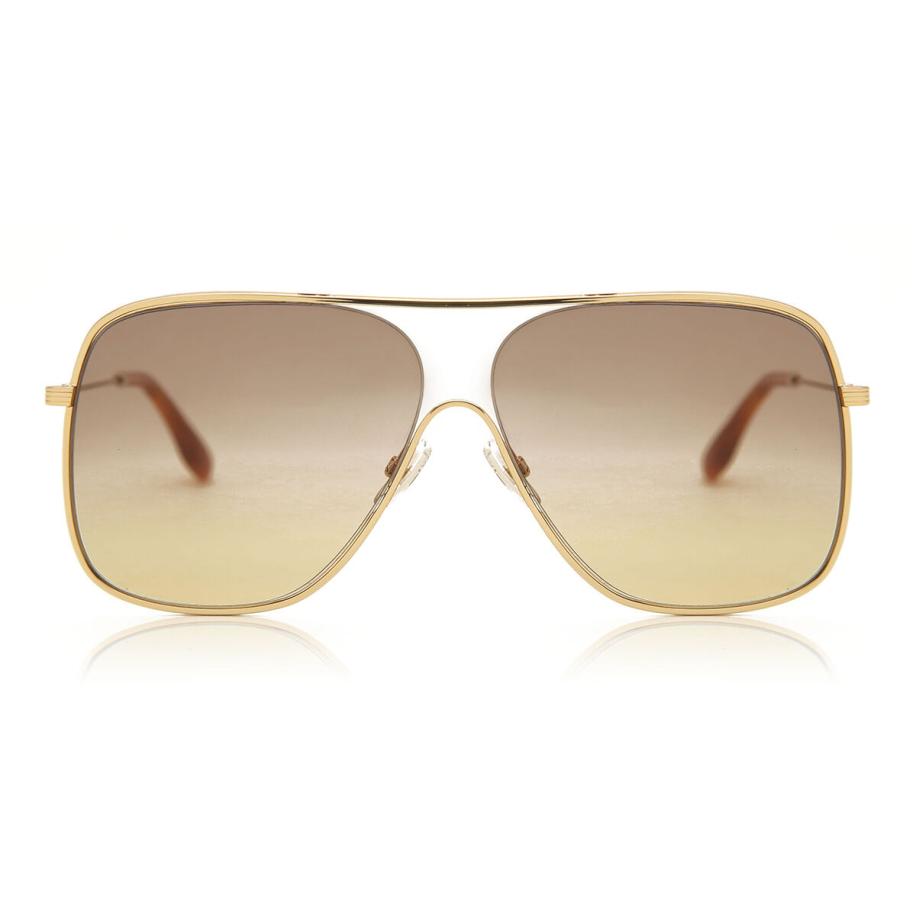 Victoria Beckham VB132S 709 Goud Dames Zonnebril
