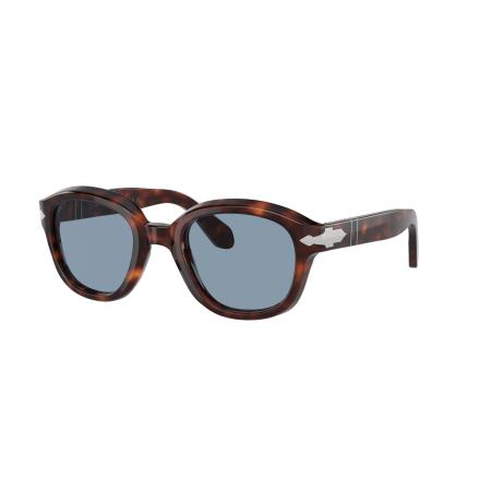 Persol Vrouwelijk Sunglass PO0060S - Framekleur: Havana, Lenskleur: Blauw