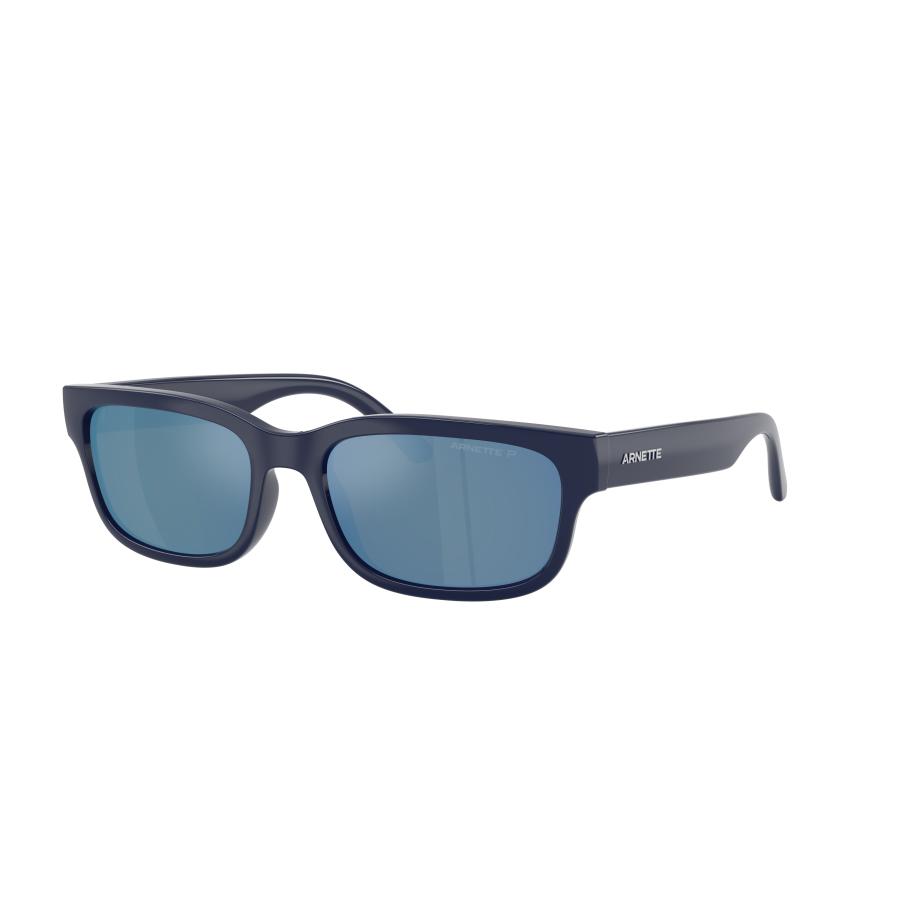 Arnette Vrouwelijk Sunglass AN4363 Defyer - Framekleur: Donkerblauw, Lenskleur: Donkergrijs spiegelend water gepolariseerd Multicolor