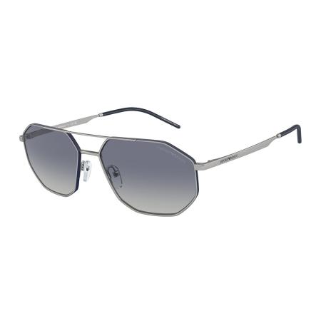 Emporio Armani EA2147 30454L Zilver Heren Zonnebril