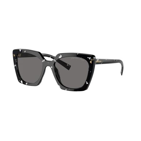 Prada Vrouwelijk Sunglass PR 23ZS - Framekleur: Zwart kristal schildpad, Lenskleur: Donkergrijs Polarized