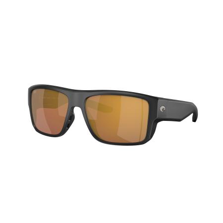 Costa Mannelijk Sunglass 6S9116 Taxman - Framekleur: Matzwart, Lenskleur: Goud Gespiegeld