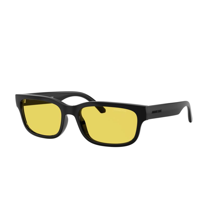 Arnette Vrouwelijk Sunglass AN4363 Defyer - Framekleur: Gerecycled zwart, Lenskleur: Geel Geel