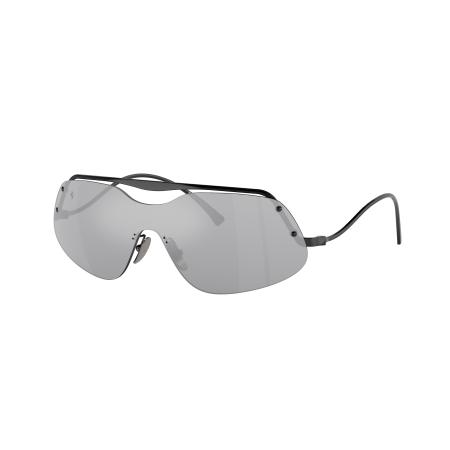 Ferrari Unisex Sunglass FH1007 - Framekleur: Zwart, Lenskleur: Gespiegeld zilver
