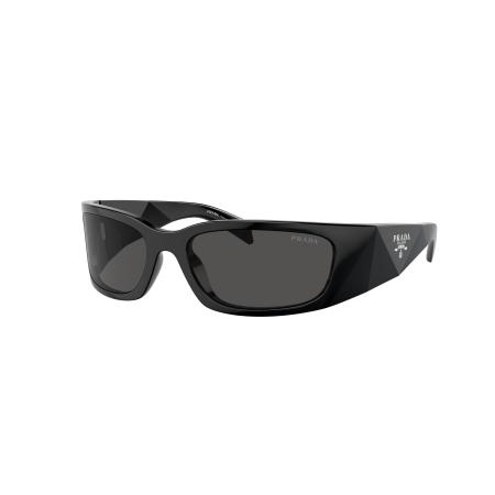 Prada Vrouwelijk Sunglass PR A14S - Framekleur: Zwart, Lenskleur: Donkergrijs