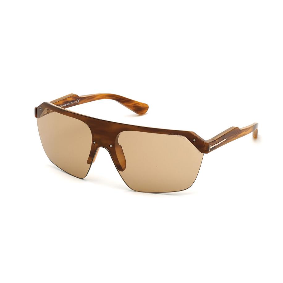 Tom Ford FT0797 RAZOR 55E Bruin Heren Zonnebril