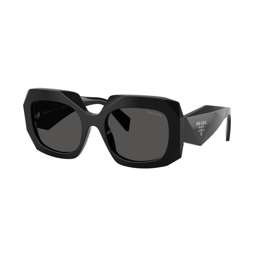 Prada Vrouwelijk Sunglass PR B23S - Framekleur: Zwart, Lenskleur: Donkergrijs Grijs