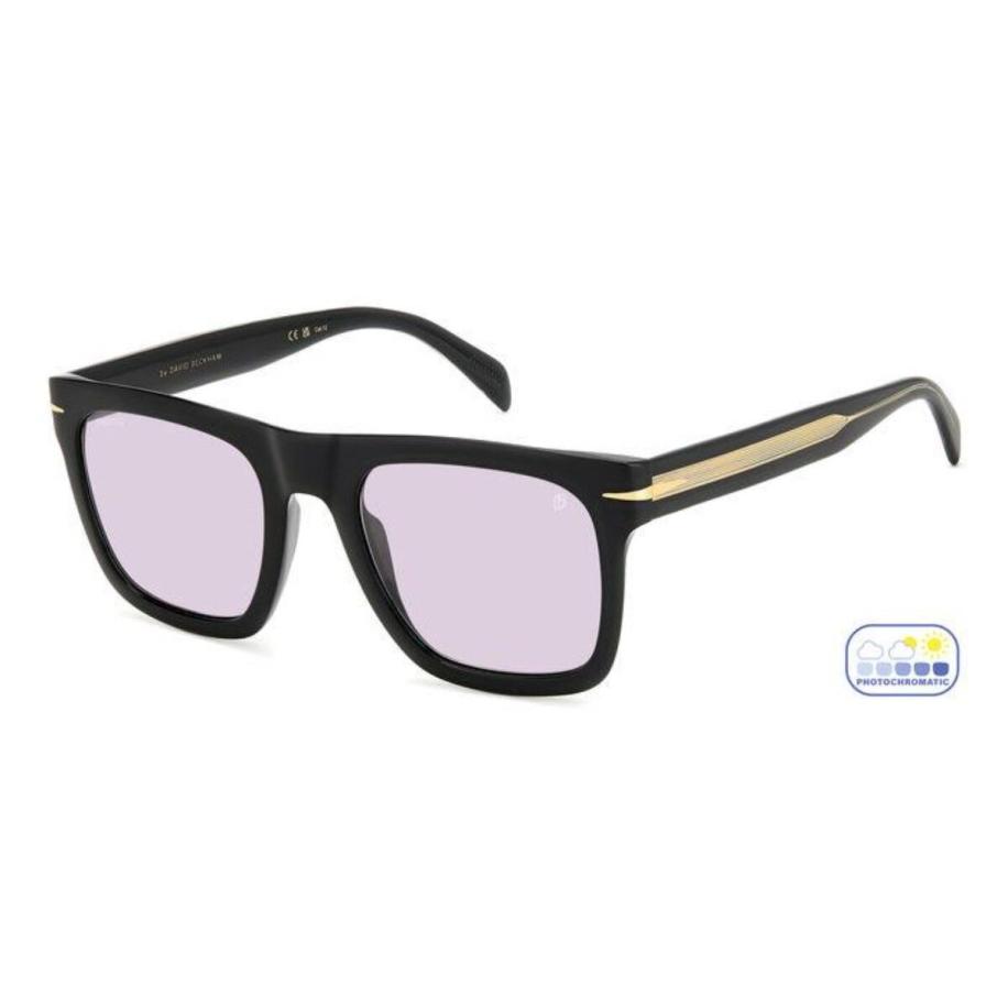 David Beckham DB 7000/S FLAT 807/KE Zwart Heren Zonnebril