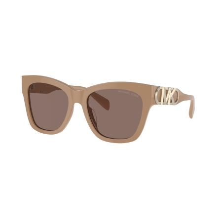 Michael Kors Vrouwelijk Sunglass MK2182U Empire Square - Framekleur: Camel effen, Lenskleur: Bruin Effen Polarized