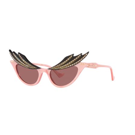 Gucci Vrouwelijk Sunglass GG1094S - Framekleur: Roze, Lenskleur: Roze