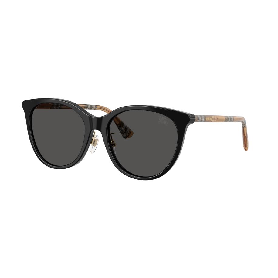 Burberry Vrouwelijk Sunglass BE4464D - Framekleur: Zwart, Lenskleur: Donkergrijs Grijs