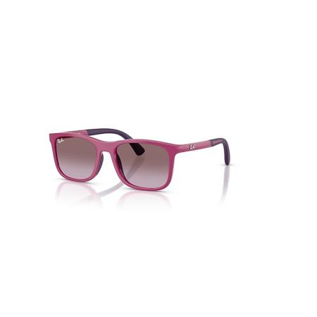 Ray-Ban Rb9084s Kids Bio-based zonnebril Fuchsia Op Rubber Violet montuur Violet glazen 47-16