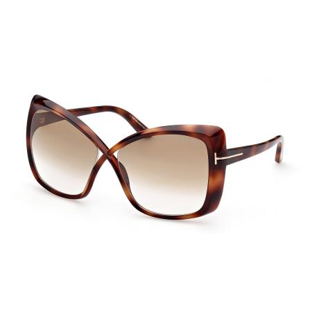 Tom Ford FT0943 JASMIN 53F Tortoiseshell Dames Zonnebril
