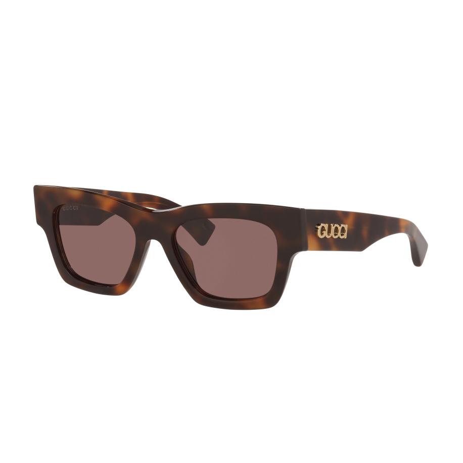 Gucci Vrouwelijk Sunglass GG1835S - Framekleur: Tortoise, Lenskleur: Bruin Bruin