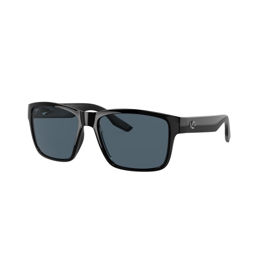 Costa Mannelijk Sunglass 6S9049 Paunch - Framekleur: Zwart, Lenskleur: Grijs Grijs