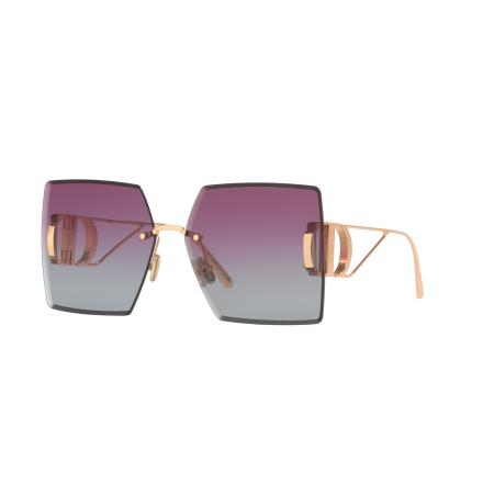 DIOR Vrouwelijk Sunglass CD40101U - Framekleur: Goud, Lenskleur: Paars gradiënt