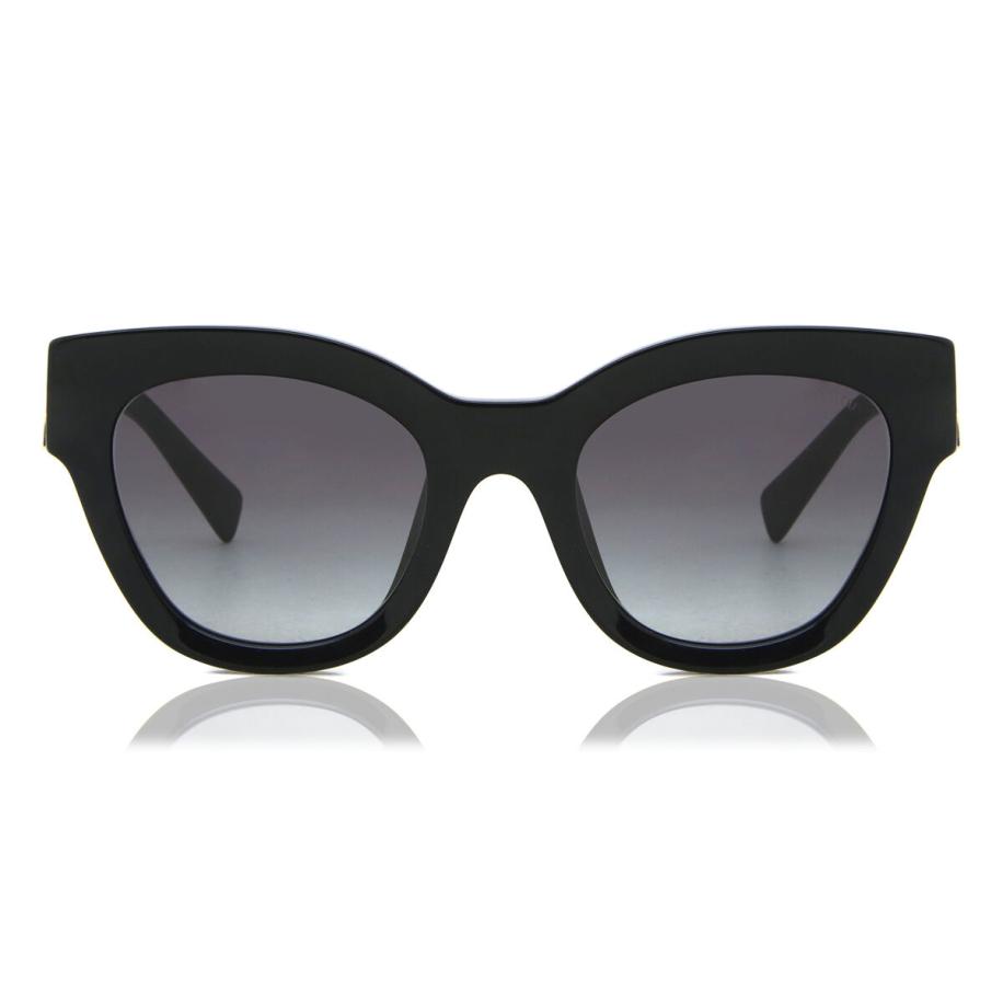 Miu Miu MU01YS 1AB5D1 Zwart Dames Zonnebril