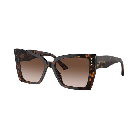 Jimmy Choo Vrouwelijk Sunglass JC5001B - Framekleur: Havana, Lenskleur: Gradiënt bruin