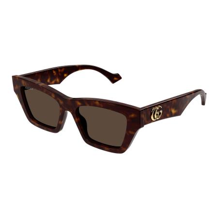 Gucci GG1753S Aziatische pasvorm 002 Tortoiseshell Dames Zonnebril