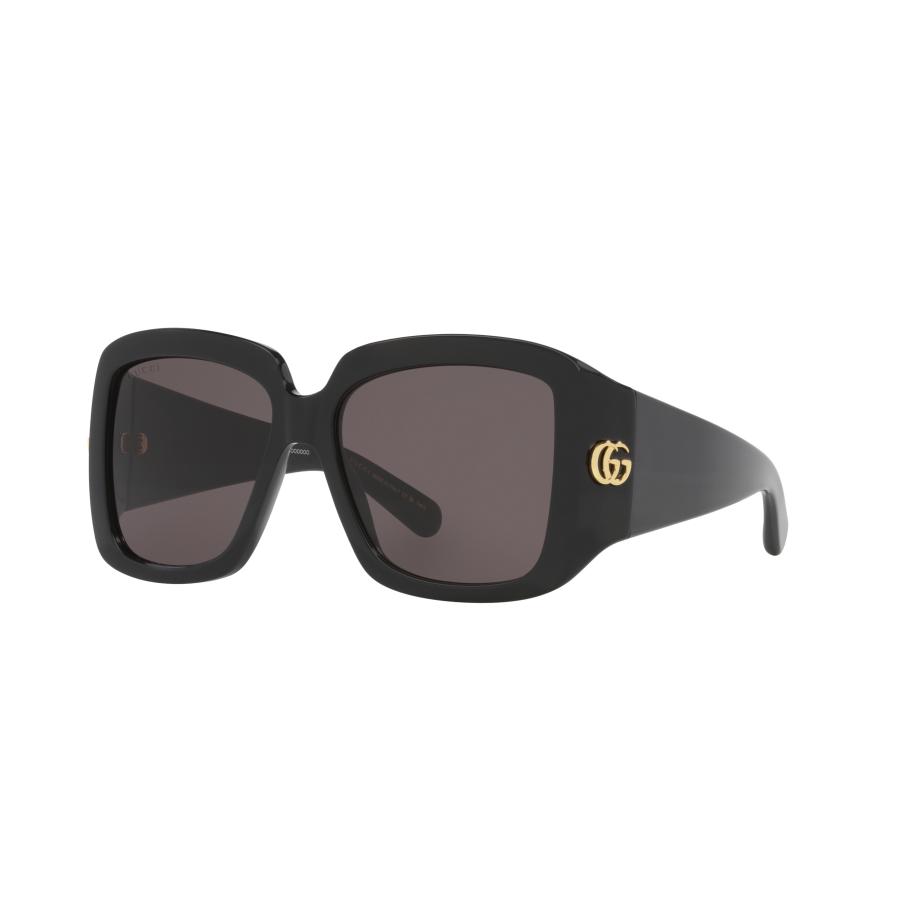 Gucci Vrouwelijk Sunglass GG1402S - Framekleur: Zwart, Lenskleur: Grijs Grijs
