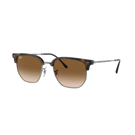 Ray-Ban Unisex Sunglass RB4416 New Clubmaster - Framekleur: Havana, Lenskleur: Bruin