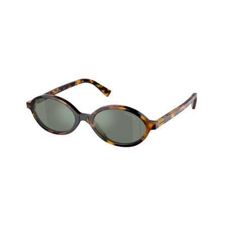 Miu Miu MU04ZSF Aziatische pasvorm VAU04M Tortoiseshell Dames Zonnebril
