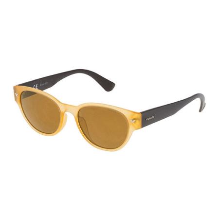 Police SPL151 OFFSTAGE 2 Polarized 760G Geel Heren Zonnebril