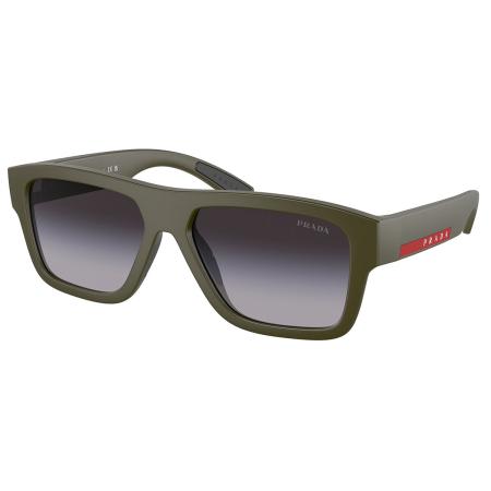 Prada Linea Rossa PS 04ZSF Aziatische pasvorm 15X09U Groen Heren Zonnebril