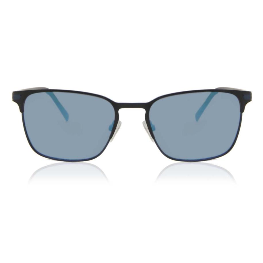 Heren Vierkant Volledige rand Metaal Blauw Zonnebril - SmartBuy Collection